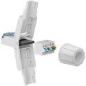 Connector RJ45 8pin Cat6A - Tooless, AWG 22/1 - 24/1
