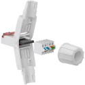 Connector RJ45 8pin Cat6 - Tooless, AWG 22/1 - 24/1