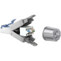 Connector RJ45 8pin Cat6A shielded - Tooless, AWG 22/1 - 26/1