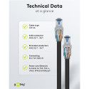 Connector RJ45 8pin Cat6A shielded - Tooless, AWG 22/1 - 26/1