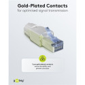 Connector RJ45 8pin Cat6A - Tooless, AWG 22/1 - 24/1