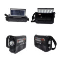 Cmik MK-192 Ретро Радио с Солнечной Лампой / Фонарем / Bluetooth / USB / Серый