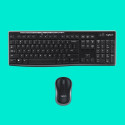 Logitech | MK270 | Keyboard and Mouse Set | Wireless | Mouse included | Batteries included | US | Bl