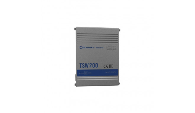 "8+2P Teltonika TSW200 Industrial GSwitch 8x PoE+ (240W) 2x SFP"