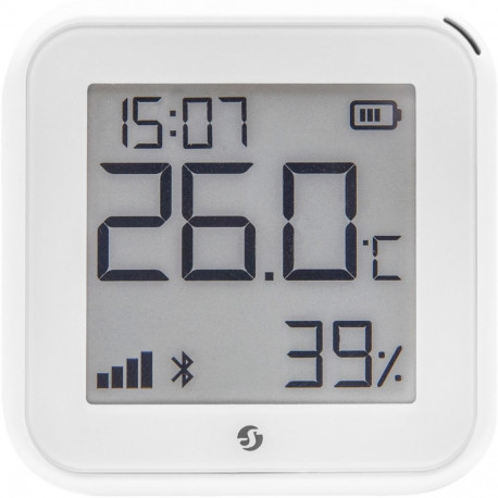 Shelly H&T Gen. 3 mattvalge temperatuuri- ja niiskusandur WiFi BT USB-C / patarei (ei kuulu komplekt