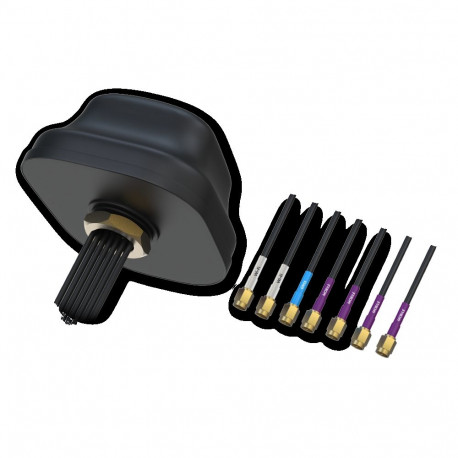 5G Combo MIMO Mobile/GNSS/WIFI antenn, 5xSMA, 2xRP-SMA