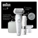 Braun Silk-épil 9 9-341 epilator 40 tweezers White