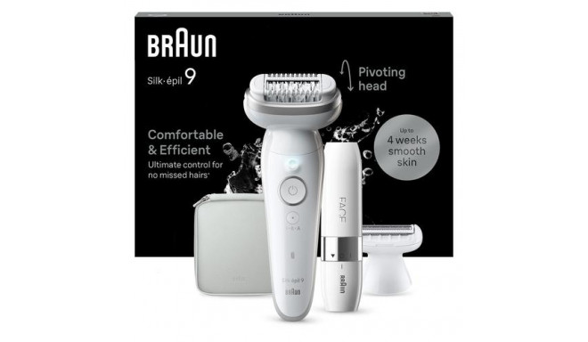 Braun Silk-épil 9 9-341 epilator 40 tweezers White