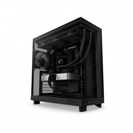 PC CASE NZXT H6 FLOW MIDI TOWER WINDOW BLACK