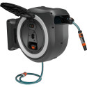GARDENA battery-powered wall hose box PowerRoll XXL 18V P4A, 40 meters, hose reel (grey/white, Li-Io