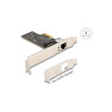 DeLOCK PCI Express x1 Card for 1 x RJ45 5 Gigabit LAN RTL8126