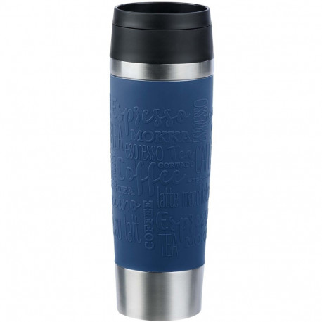 TRAVEL MUG termoskruus Classic Grande 0,5L, tumesinine/roostevaba teras