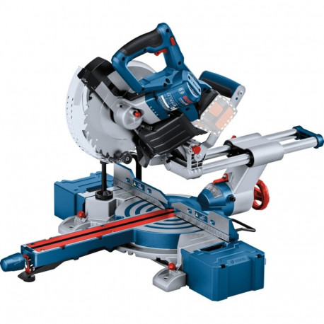 PRO Akku-Kapp- und Gehrungssäge BITURBO GCM 18V-216 D Professional solo (blau, ohne Akku und Ladeger