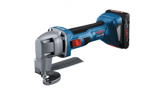 Bosch cordless metal shears GSC 18V-16 E Professional, 18V (blue/black, 2x battery ProCORE18V 4.0Ah,