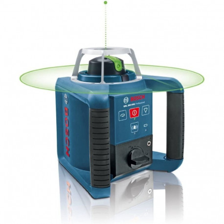 Bosch rotation laser GRL 300 HVG Professional, with construction tripod (blue, case, green laser lin