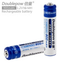 Doublepow AAA rechargeable batteries 2-pack