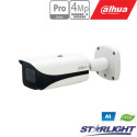 IP camera cylindrical AI 4MP STARLIGHT+
