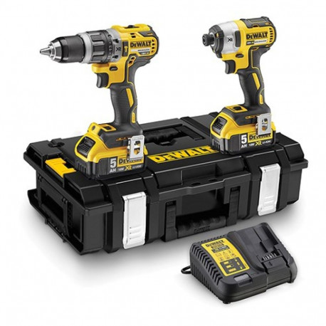 Dewalt System AKU 18 Volt 18 Volt komplekt: DCD796, DCF887, 2