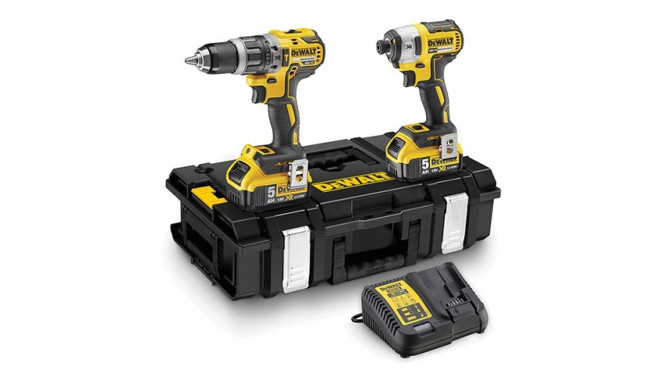 Dewalt System AKU 18 Volt 18 Volt Combo Kit: DCD796, DCF887, 2