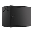 Lanberg WF01-6409-00B rack cabinet 9U Wall mounted rack Black