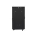 Lanberg FF01-8027-12BL rack cabinet 27U Freestanding rack Black