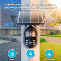Extralink 3G/4G/LTE camera Mystic 4G PTZ with solar panel 8W, 1080p, IP66, 4x 18650 battery