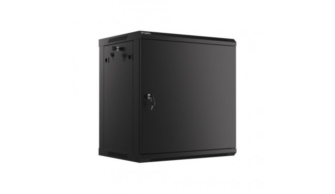 Lanberg WF01-6412-00B 12U seinapealne rack-kapp must