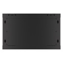 Lanberg WF01-6606-00B rack cabinet 6U Wall mounted rack Black
