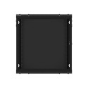 Lanberg WF01-6412-00B rack cabinet 12U Wall mounted rack Black