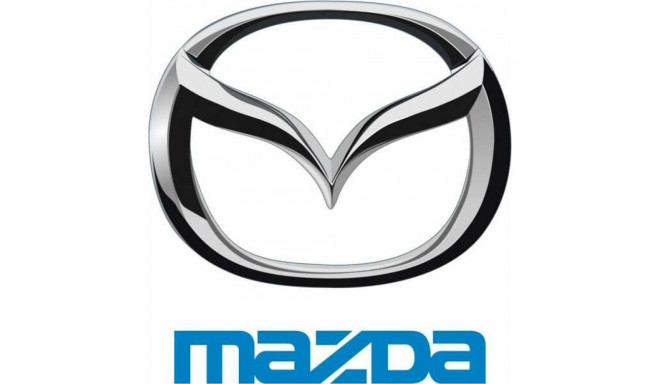 Металлический брелок для ключей с логотипом Mazda