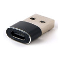 GEMBIRD USB AM to Type-C female adapter black