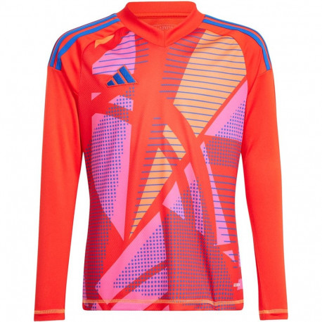 Koszulka bramkarska dla dzieci adidas Tiro 24 Competition Long Sleeve czerwona IN0431 116cm