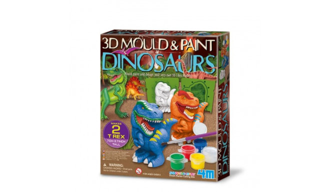 4M 3D veidnes un krāsas Dinozauri