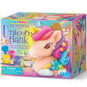 4M KidzMaker Paint Your Own Mini Glitter Unicorn Bank