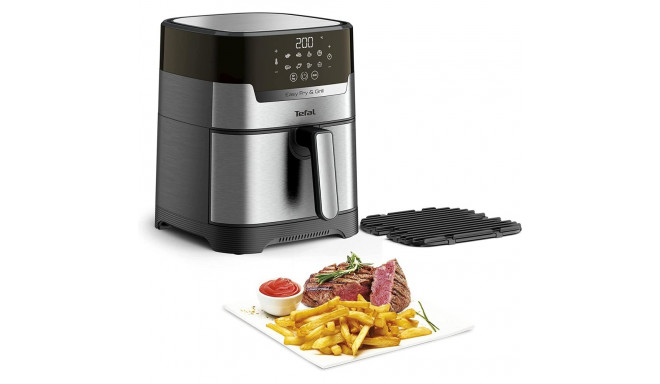 Tefal 2-in-1 Easy Fry & Grill Deluxe EY 505D, hot air fryer (stainless steel/black)