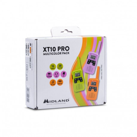 XT10 PRO multi-color pack-kit 3 PMR446 radios
