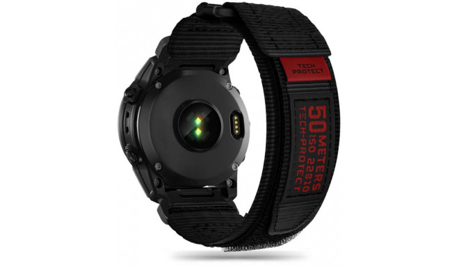 Tech-Protect ремешок для часов Scout Pro Garmin fenix 5X/5X Plus/6X/6X Pro/7X, black