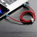 Baseus Cafule USB-A / USB-C QC 3.0 3A 0.5 m cable - red