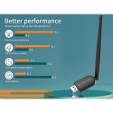 Conceptronic ABBY Long Range Bluetooth 5.1 USB Adapter with External Antenna