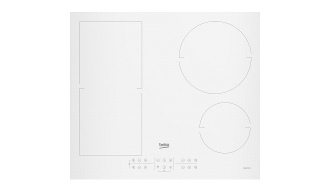 Beko HII64200FMTW hob White Built-in 60 cm Zone induction hob 4 zone(s)