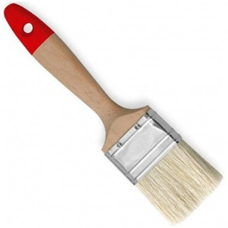 Ota 50mm, plakana, jaukti gaiši sari, cietkoksnes kāts