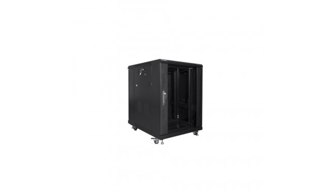 LANBERG vabaltseisev 19" räkk-kapp 15U 600x800 must