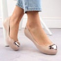 Comfortable, scented ballet flats by Zaxy W INT2007A nude (37)