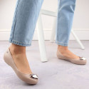 Comfortable, scented ballet flats by Zaxy W INT2007A nude (37)
