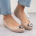 Comfortable, scented ballet flats by Zaxy W INT2007A nude (37)