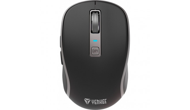 Dual WiFi+Bluetooth wireless mouse, rechargeable battery, 5 buttons