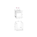 Simfer | Oven | 4207BERBB | 47 L | Multifunctional | Manual | Pop-up knobs | Width 45 cm | White