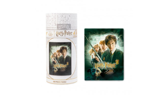 Harry Potter - Puzzle 500 elementów w ozdobnym pudełku (Harry Potter i Komnata Tajemnic)