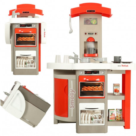 Laste plastikust köök punane koos heliga