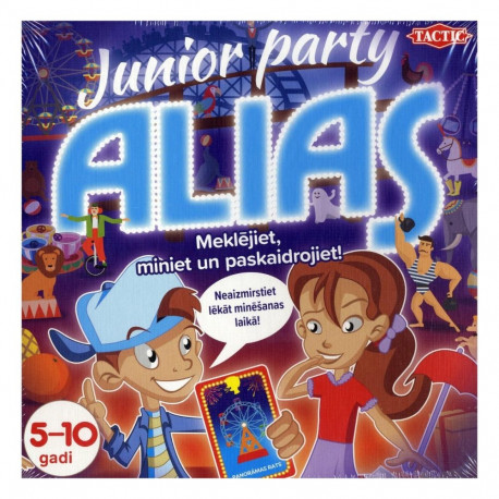 TACTIC Board game Spēle "Party Alias Junior" (in Latvian lang.)
